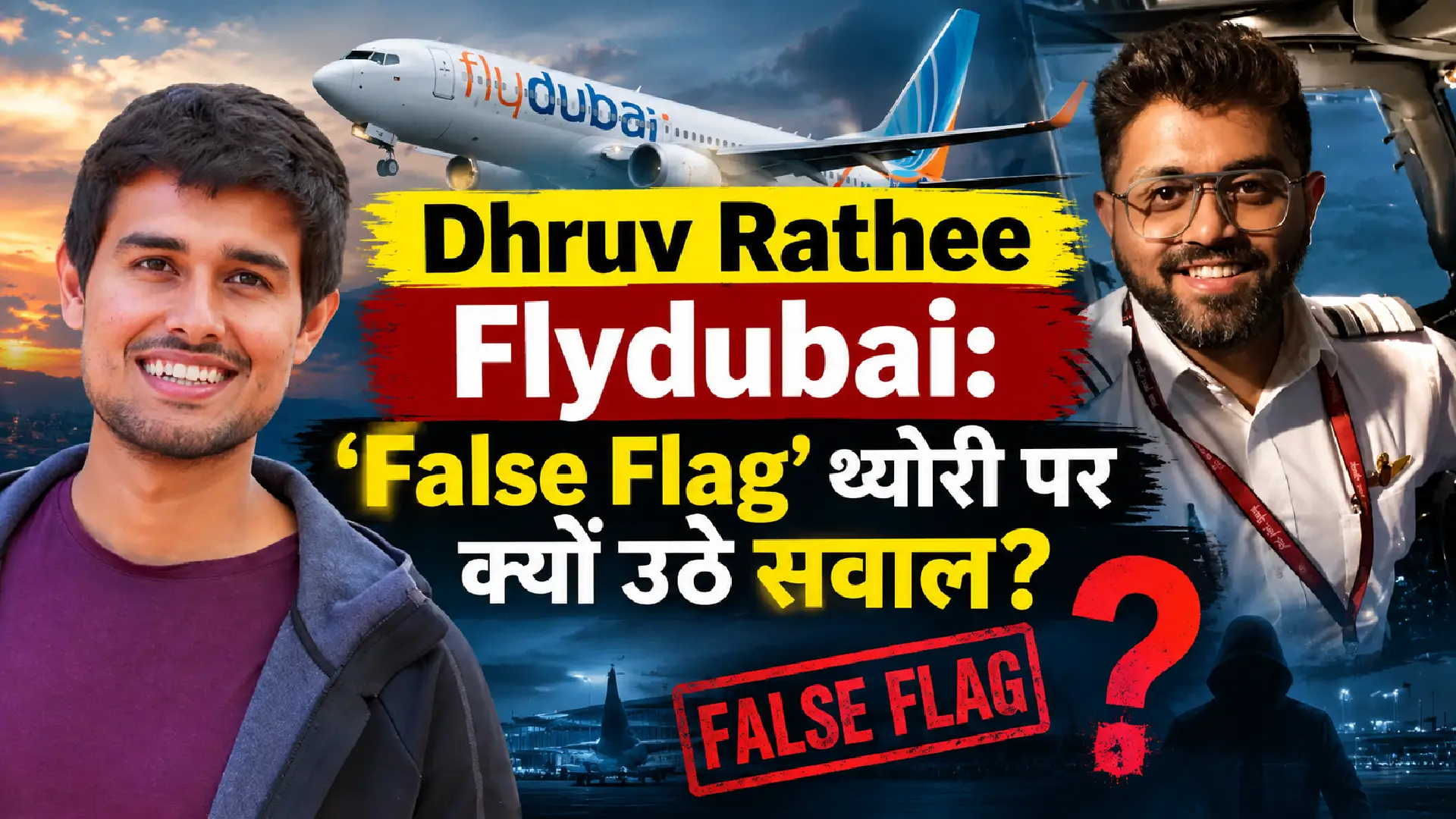 Dhruv Rathee Flydubai: ‘False Flag’ थ्योरी पर क्यों उठे सवाल?