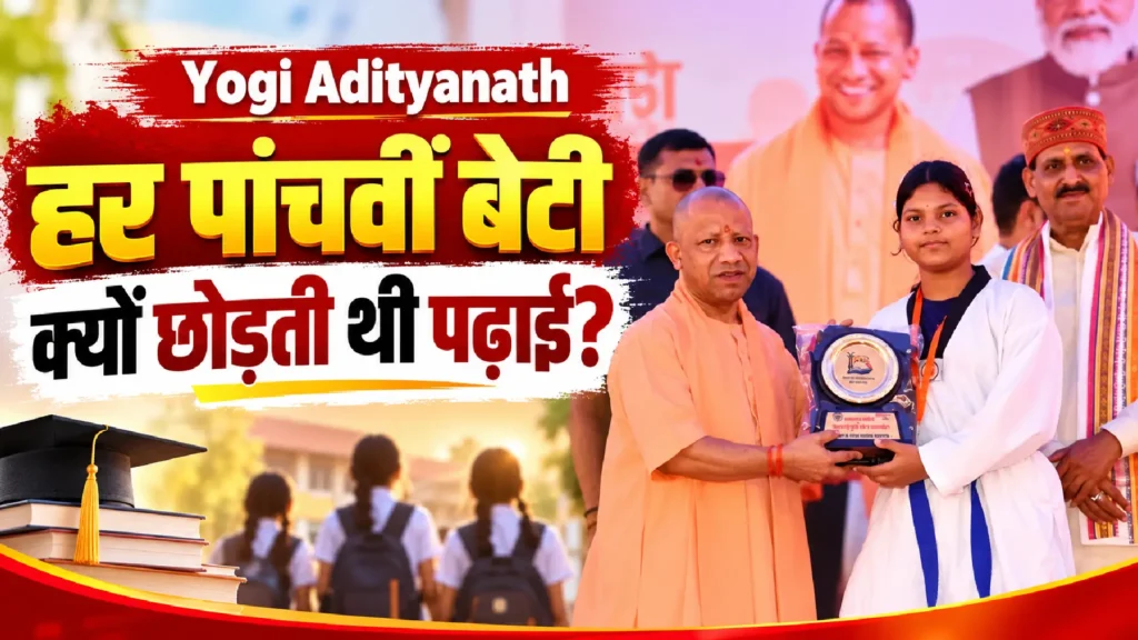 Yogi Adityanath: हर पांचवीं बेटी क्यों छोड़ती थी पढ़ाई?