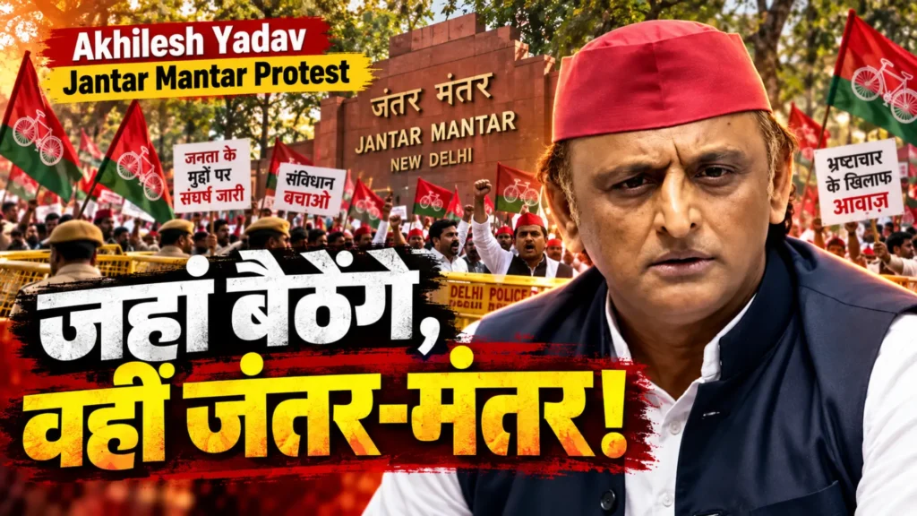Akhilesh Yadav Jantar Mantar Protest: जहां बैठेंगे, वहीं जंतर-मंतर!