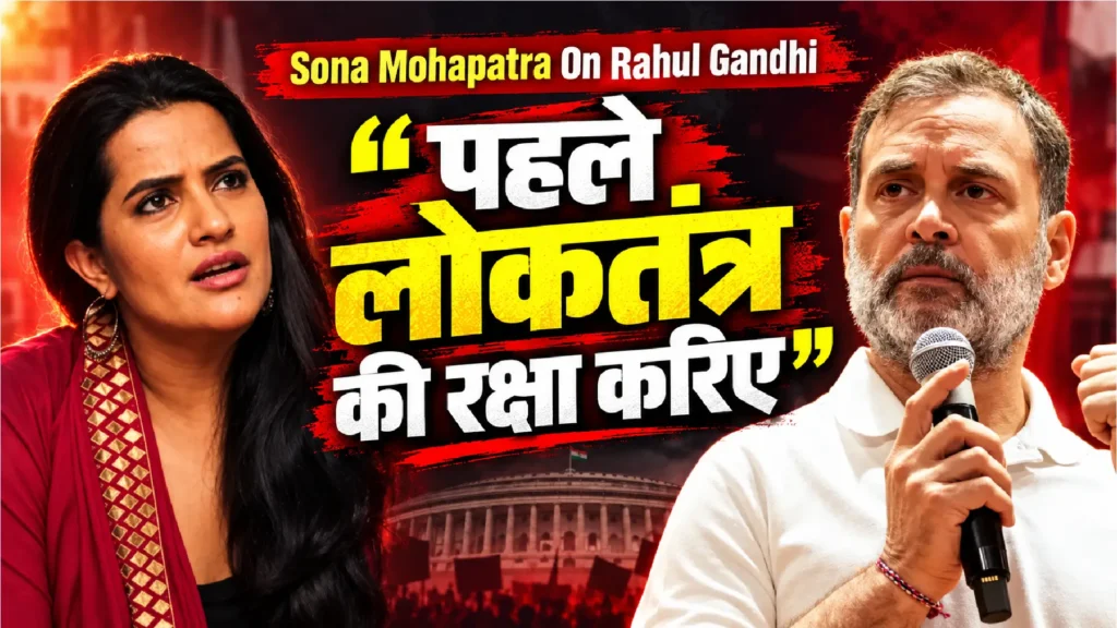 Sona Mohapatra On Rahul Gandhi: ‘पहले लोकतंत्र की रक्षा करिए’,